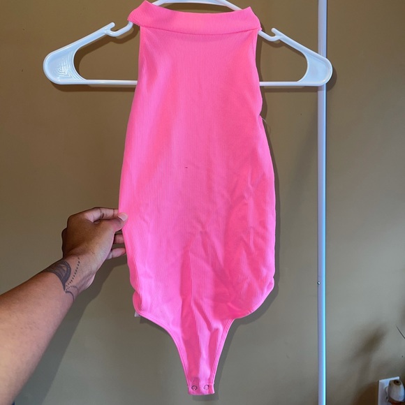 Hot Pink Bodysuit NWT - Picture 2 of 2